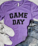 Game Day Graphic Tee in Purple