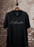 Black Nebraska Graphic Tee