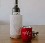 Merry Metal Wine Tumbler