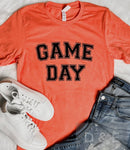 Game Day Graphic Tee in Orange