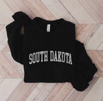 South Dakota Graphic Sweatshirt in Black