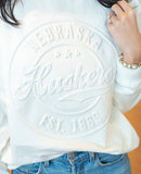 Nebraska Carson Circle Crewneck