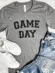 Game Day Graphic Tee in Grey