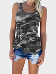 Camouflage Tank Top in Grey