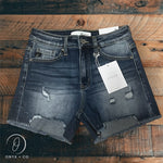 KANCAN HAZEL HIGH RISE DENIM SHORTS JEANS